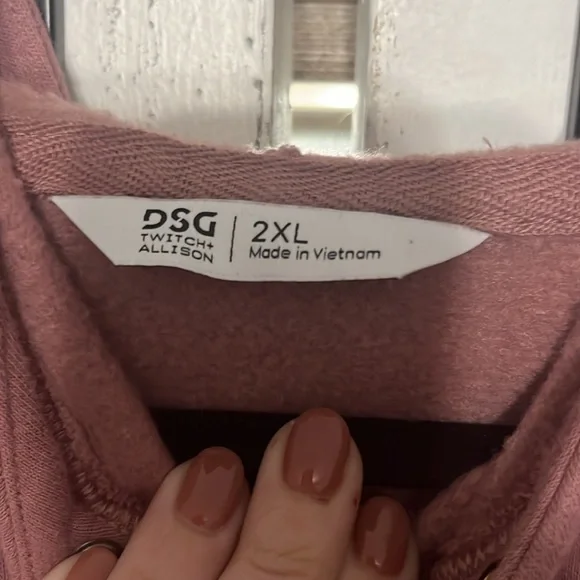 Dusty pink hoodie - Picture 3 of 4